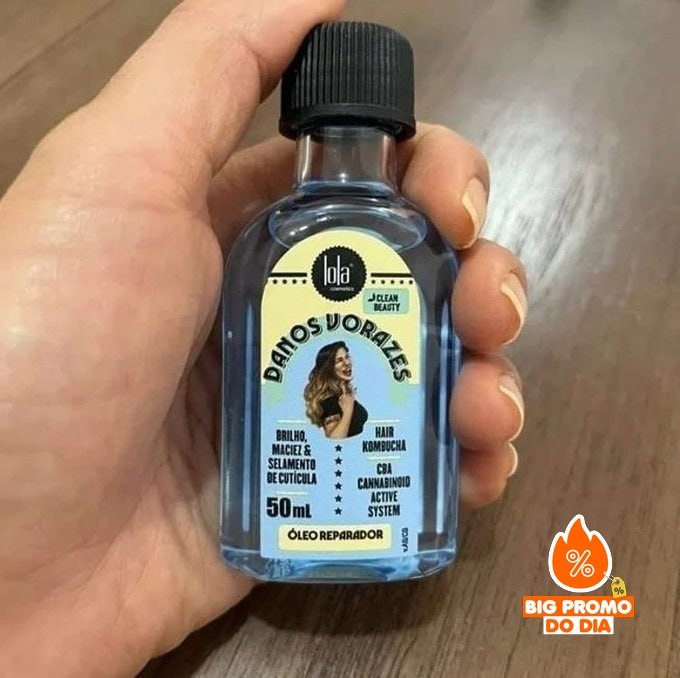 Danos Vorazes Óleo Reparador 50ml, Lola Cosmetics
