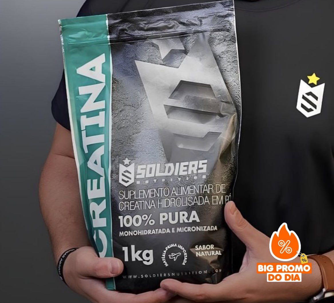 Creatina Monohidratada 1Kg Soldiers Nutrition