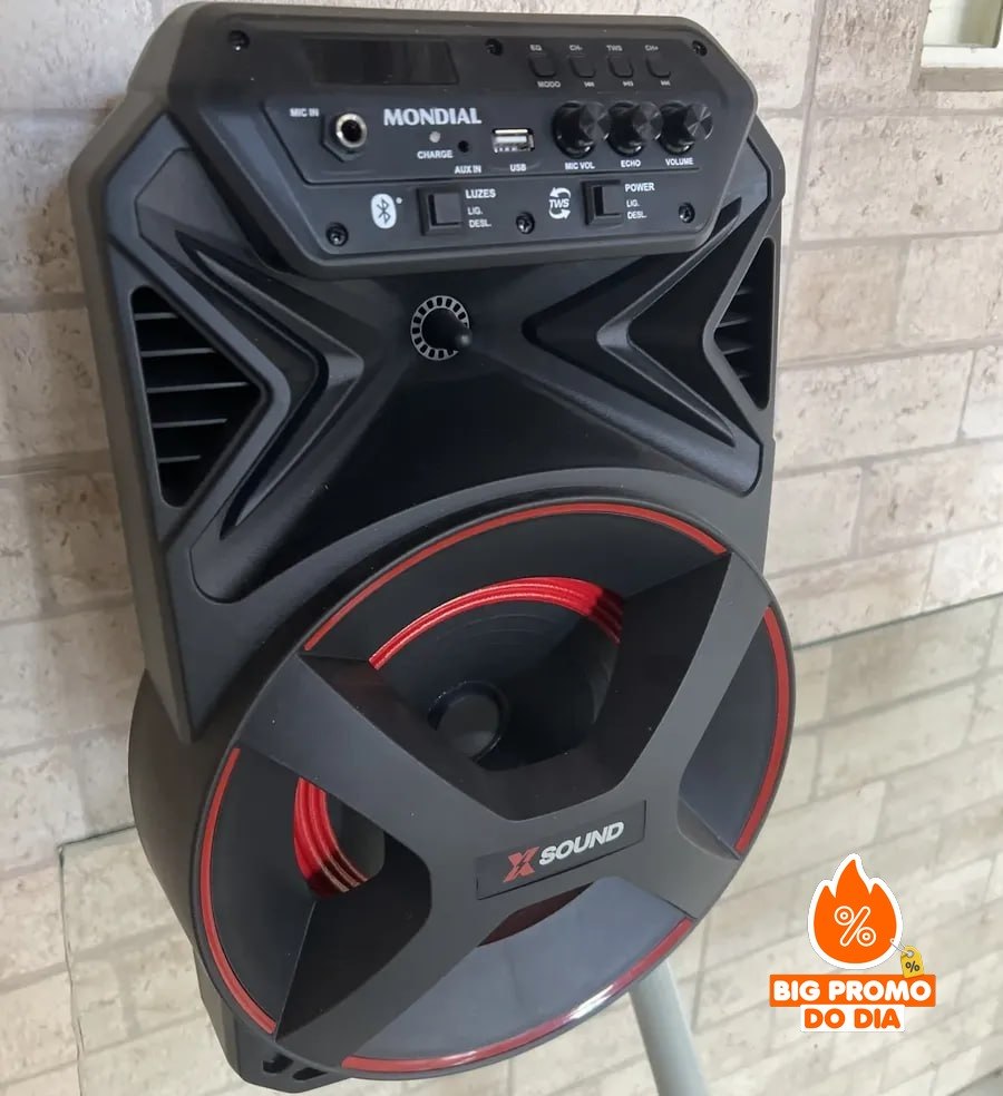 Caixa Amplificada Mondial 300w Bivolt