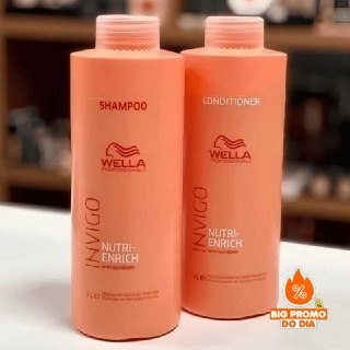 Kit Wella Invigo Nutri Enrich Shampoo/Condicionador 1L