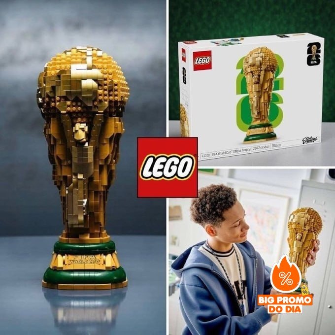 Troféu oficial da Copa do Mundo FIFA LEGO® Editions