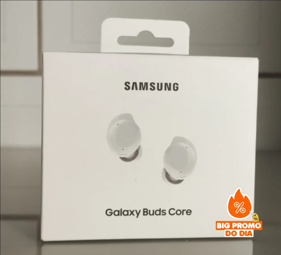 Samsung Galaxy Buds Core, Fone De Ouvido, Sem Fio - Branco