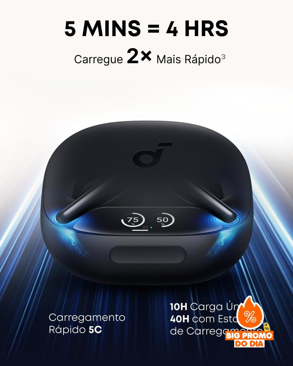 Fone Bluetooth Soundcore Liberty 4 Pro Anker