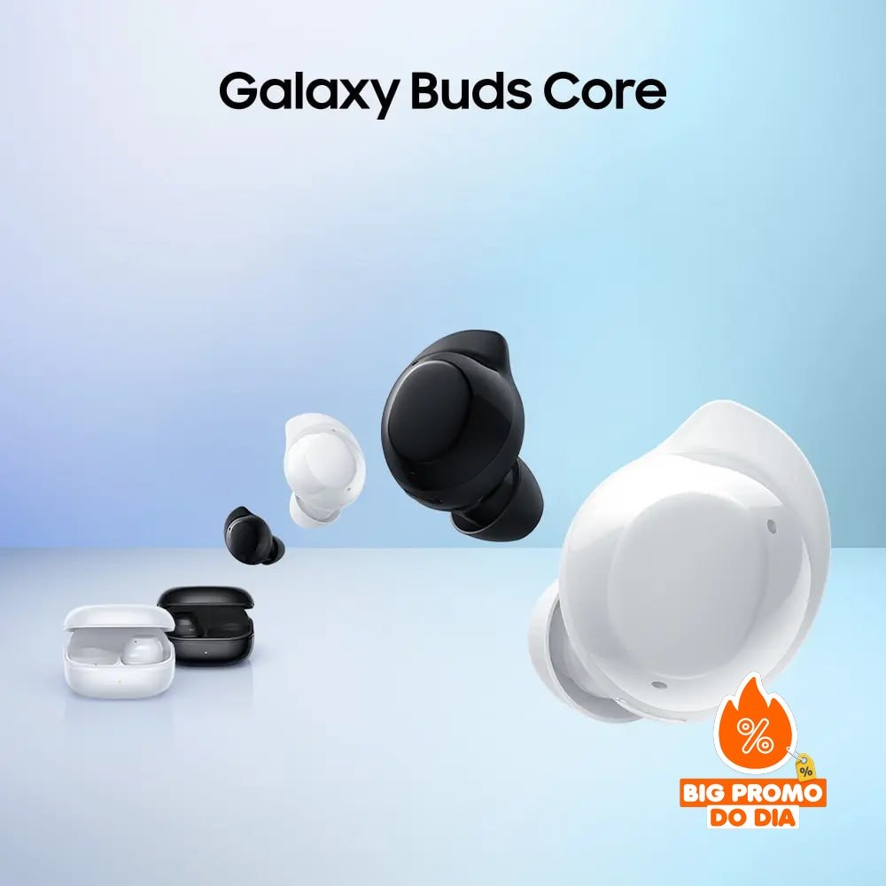 Samsung Galaxy Buds Core - Fone Bluetooth - Branco