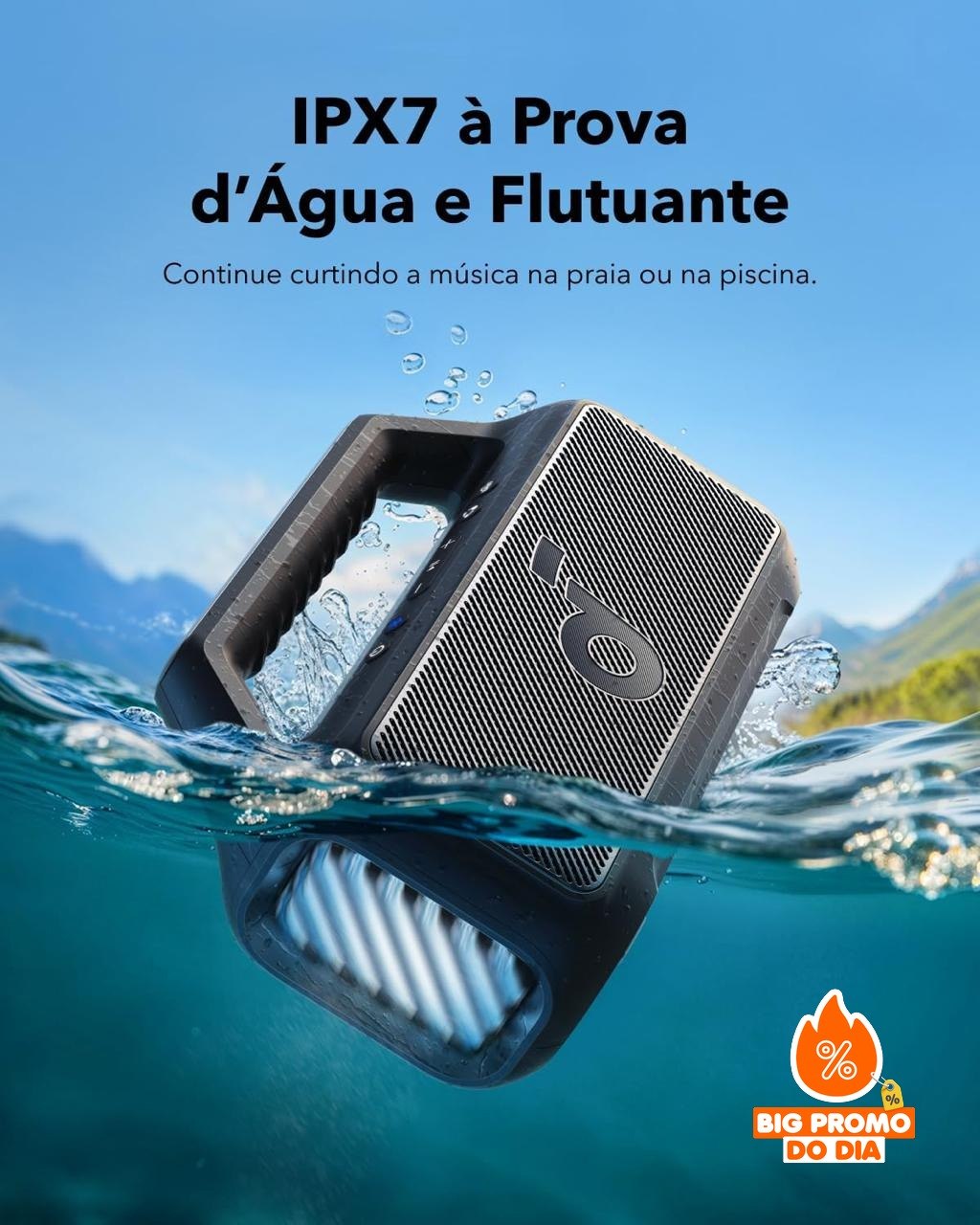 Caixa de Som Soundcore Boom 2 Anker 80W