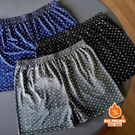 🩳 Kit 3 Samba Canção