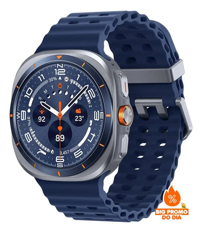 ⌚ Samsung Galaxy Watch Ultra 2025 - 47mm LTE - Titânio Aeroespacial Azul - Galaxy AI