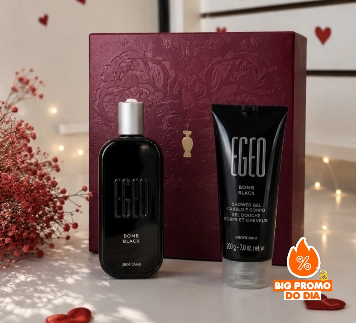 O Boticário Egeo Bomb Black Kit Presente (2 Itens)