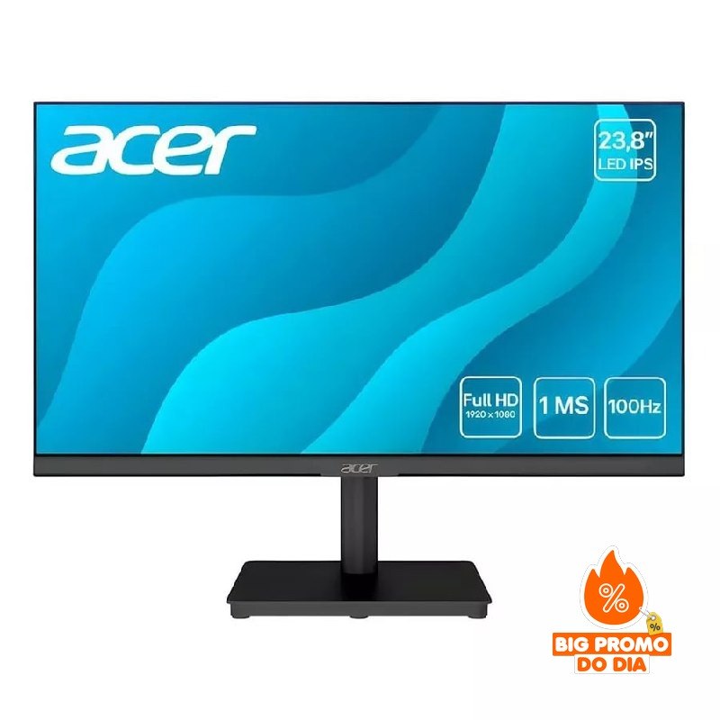 ️ Monitor Gamer Acer LED IPS 23,8" Full HD
