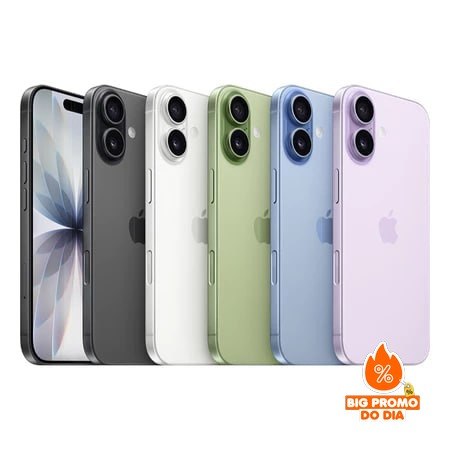 Apple iPhone 17 5G - 256GB - Tela 6,3" 120Hz - Câmera 48MP
