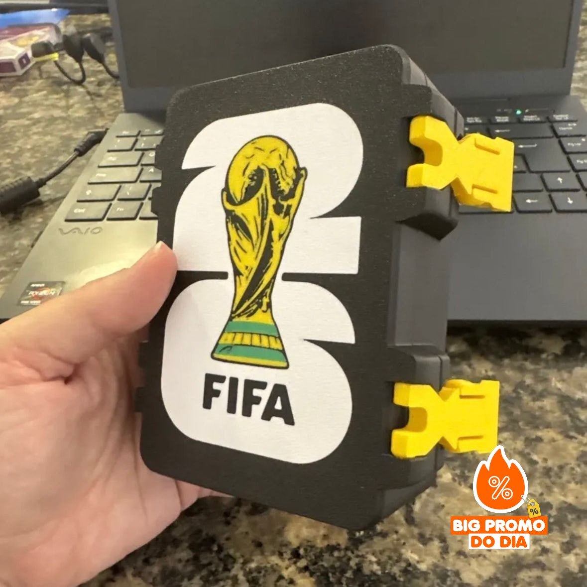 Caixa Maleta Porta Figurinhas Álbum Copa