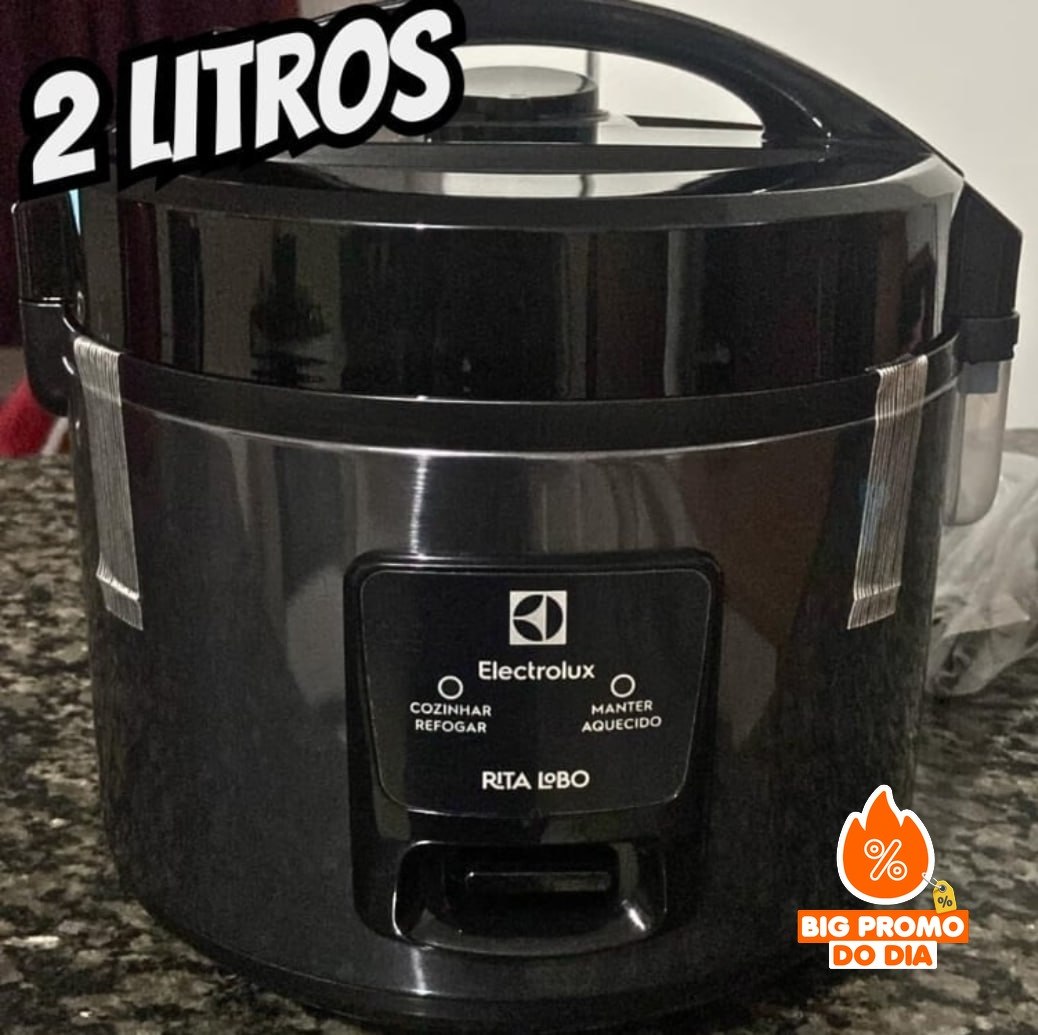 Panela Elétrica Electrolux 2L 6 Xícaras 2 em 1 - 127v