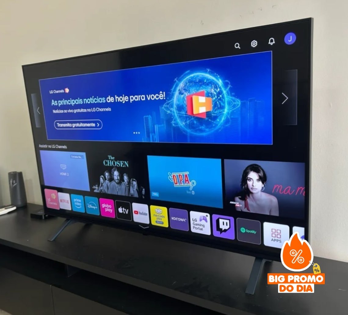 Smart TV Profissional 4K 50" LG UHD Processador α7 AI Ger8