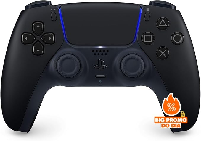 PlayStation DualSense Midnight Black - Controle Sem Fio