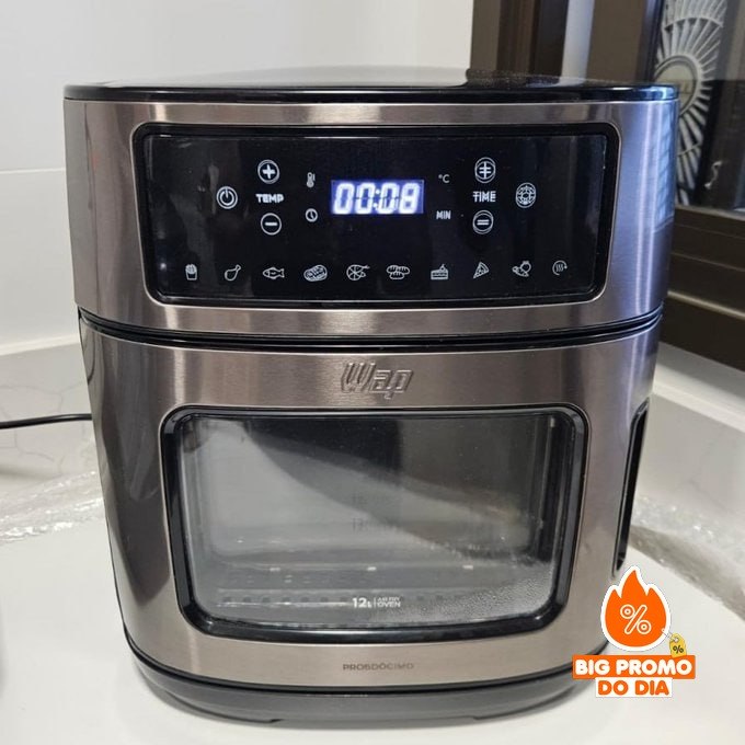 ️ WAP Fritadeira Elétrica Air Fryer OVEN DIGITAL 12L