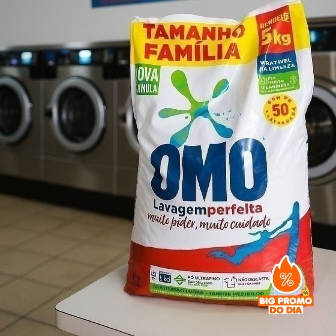 🫧 Omo Sabão em Pó Lavagem Perfeita 4Kg