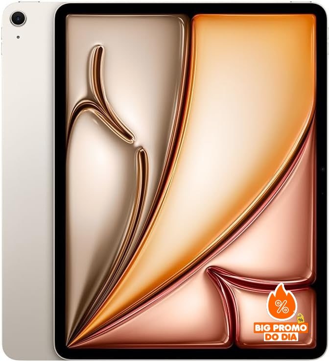 Apple iPad Air 13 polegadas 128GB - Tela Liquid Retina - Chip M3 - Luz das Estrelas