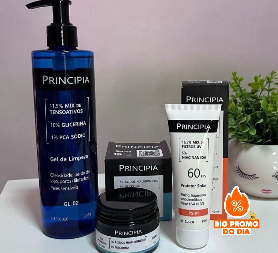 Principia Kit Completo Para Pele Sensível Com Fps 60