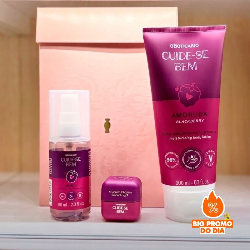 O Boticário Cuide-se Bem Amoruda Kit (3 Itens)