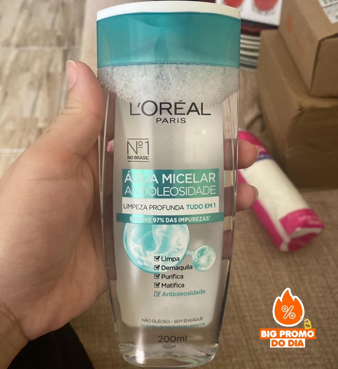 L'Oréal Paris Água Micelar Facial 5 em 1, 200ml