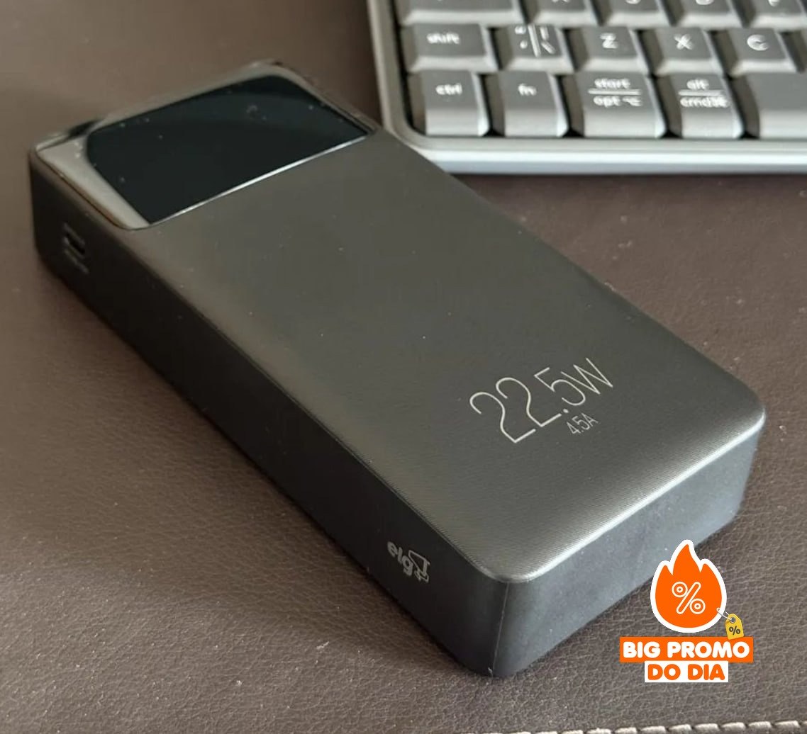 Power Bank Carregador Portátil Pro 20000mAH ELG