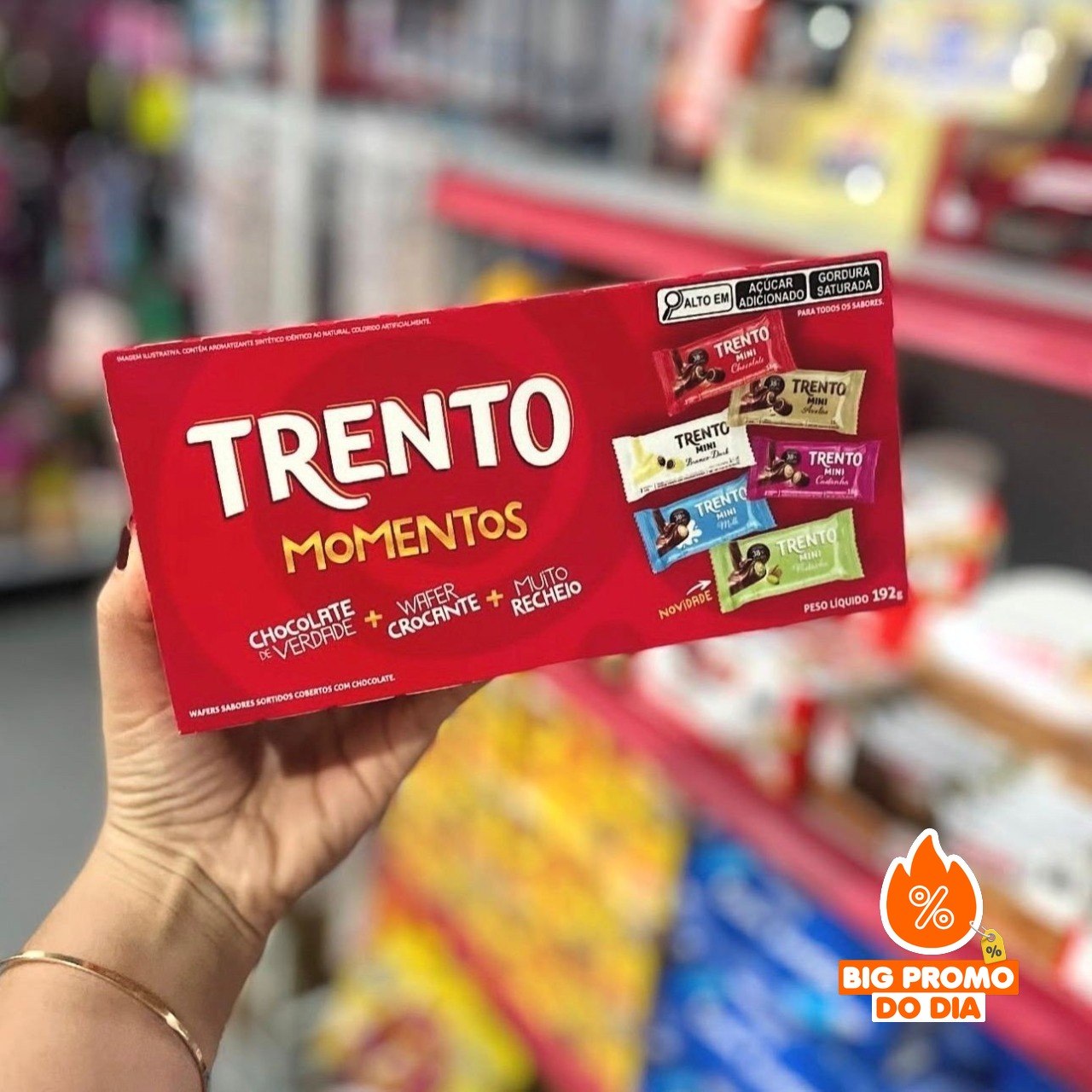Chocolate Trento Mini Momentos Sortidos 168g
