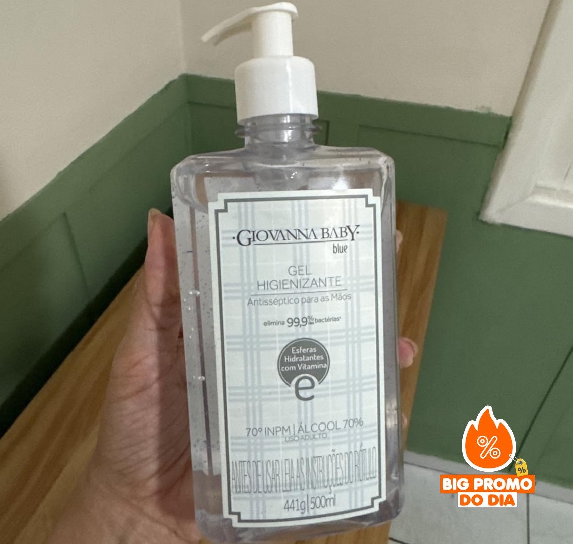 Gel Higienizante 70% Giovanna Baby 500mL