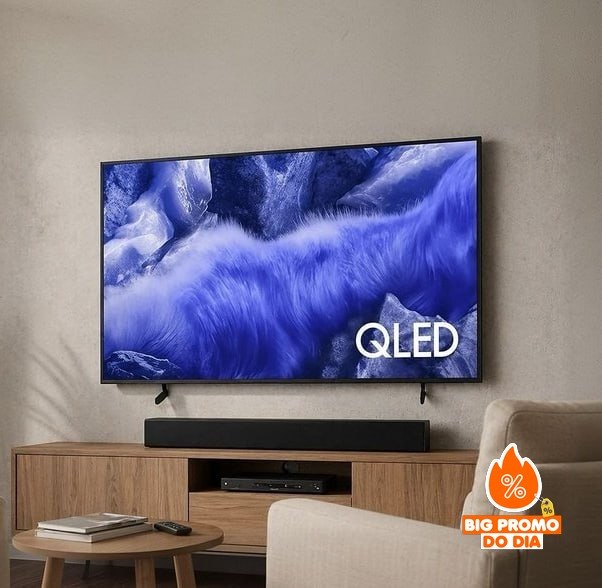 Samsung Combo: Smart AI TV 55" QLED Ultra 4K QEF1 + Soundbar