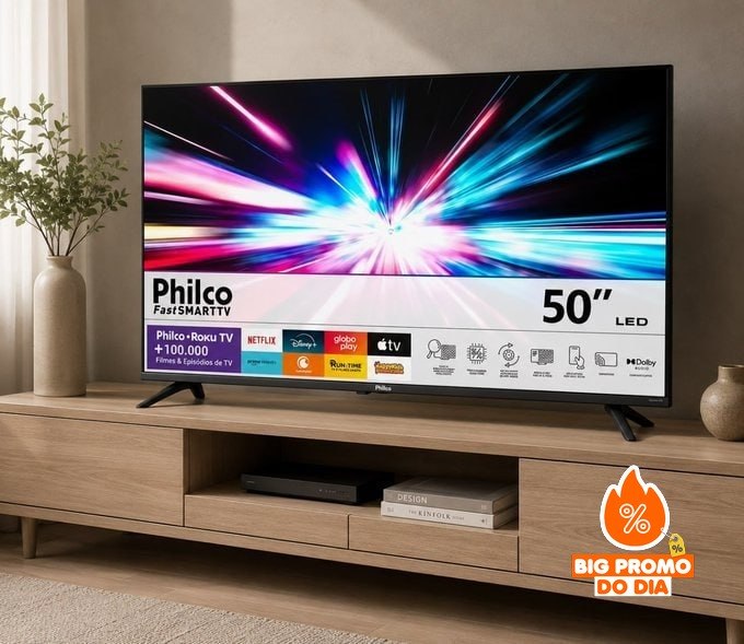 Smart Tv Philco 50 P50vik 4k Uhd Led Roku Dolby