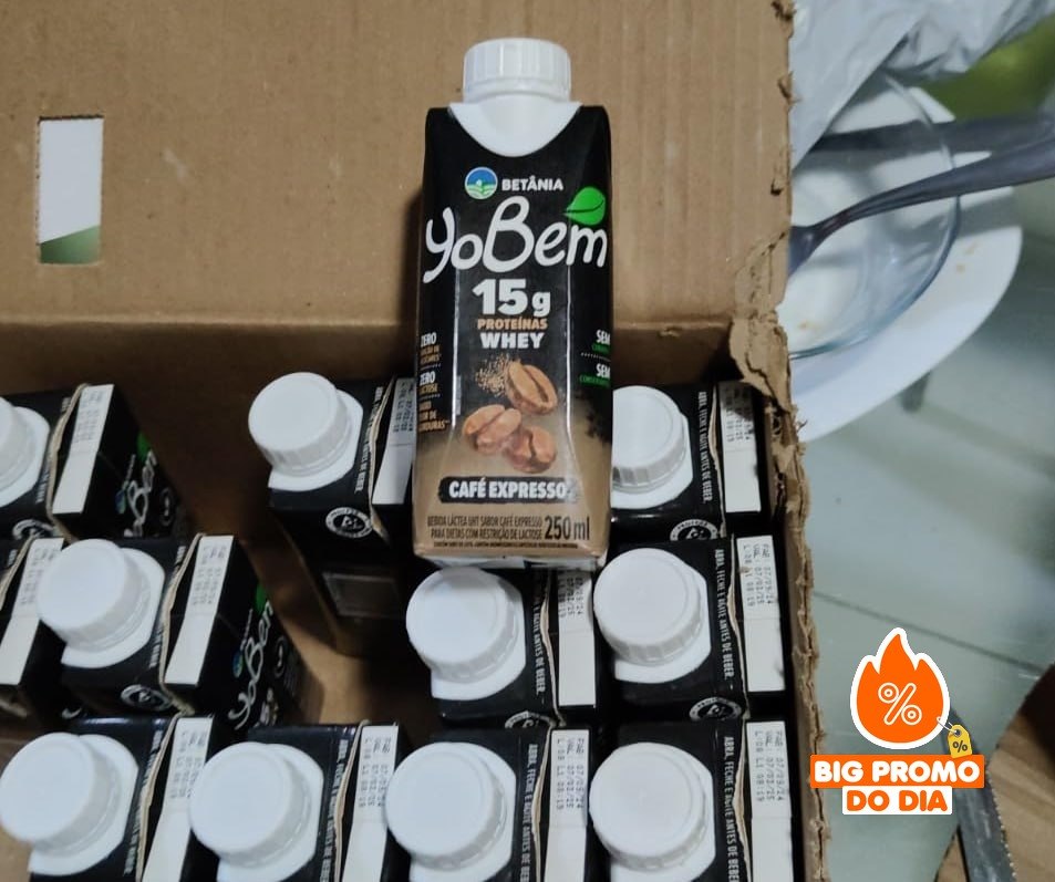 Pack YoBem Bebida Proteica Café Expresso 15g - 12 un