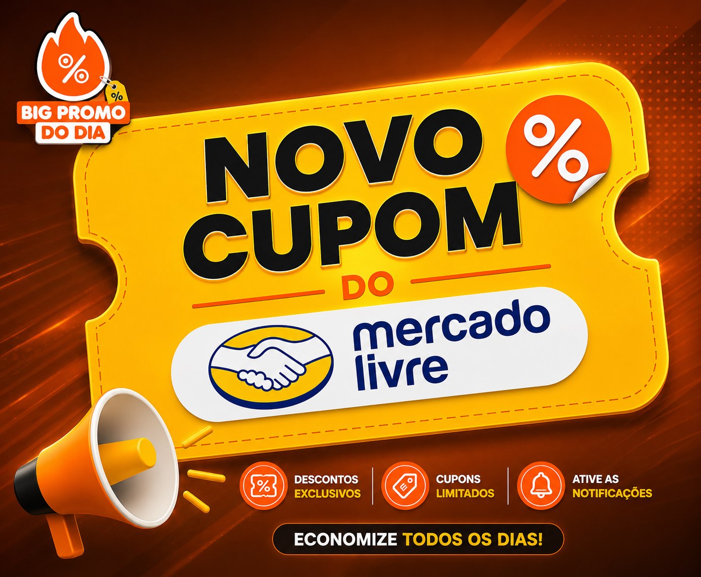 NOVO CUPOM DA ML