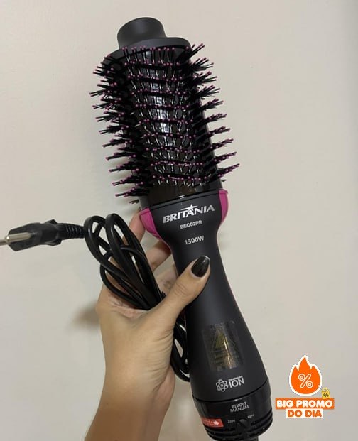 ‍ Britânia Escova Secadora Bec02pr 4 Em 1