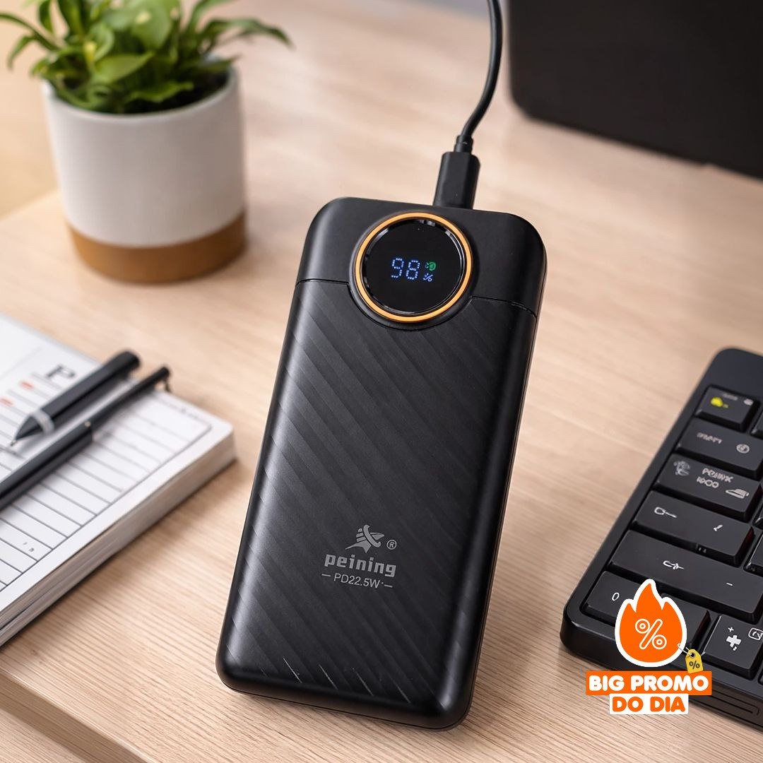 Carregador Portátil Power Bank Turbo 20000mah