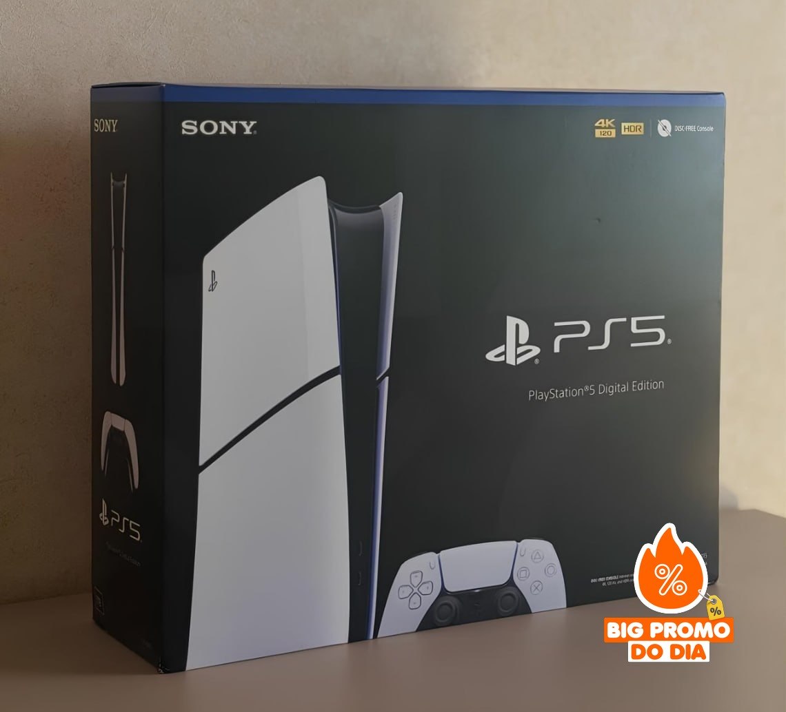 PlayStation 5 Edição Digital 825GB Com 1 Controle