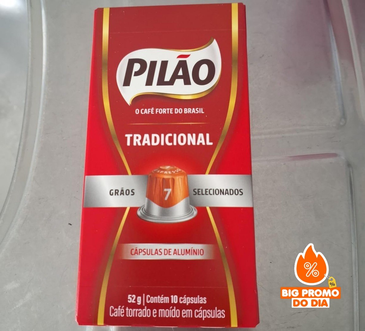 ️ Café Pilão Cápsula Tradicional - 10 unidades