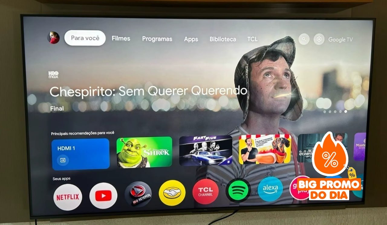 Smart TV 65" TCL 4K UHD MiniLED
