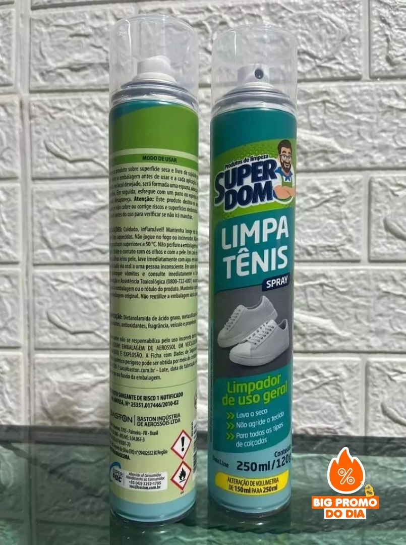 Spray Limpa Tênis 250mL