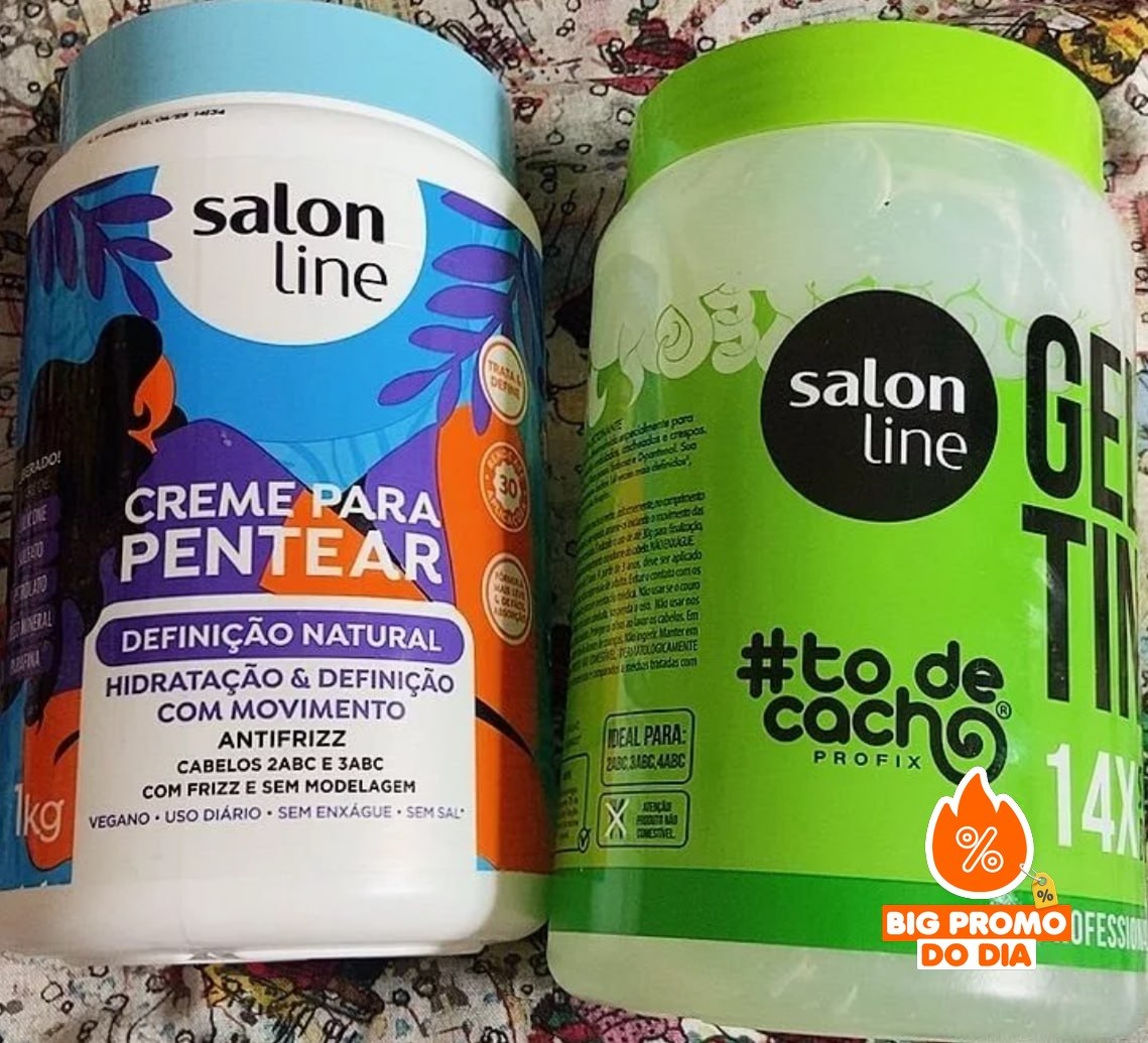 Kit Super Definição com Creme para Pentear e Gelatina