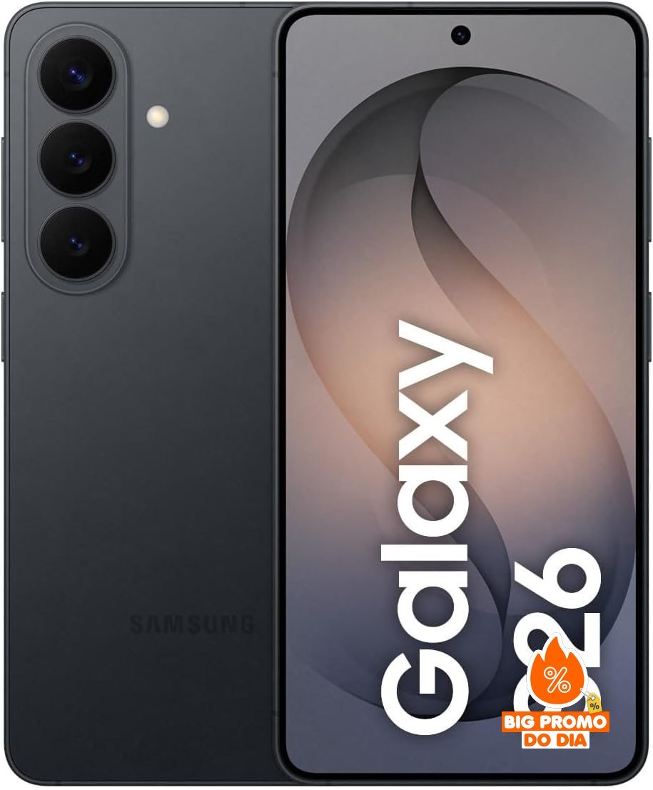 Samsung Galaxy S26 5G - 256GB 12GB RAM - Câmera Tripla 50MP - Preto