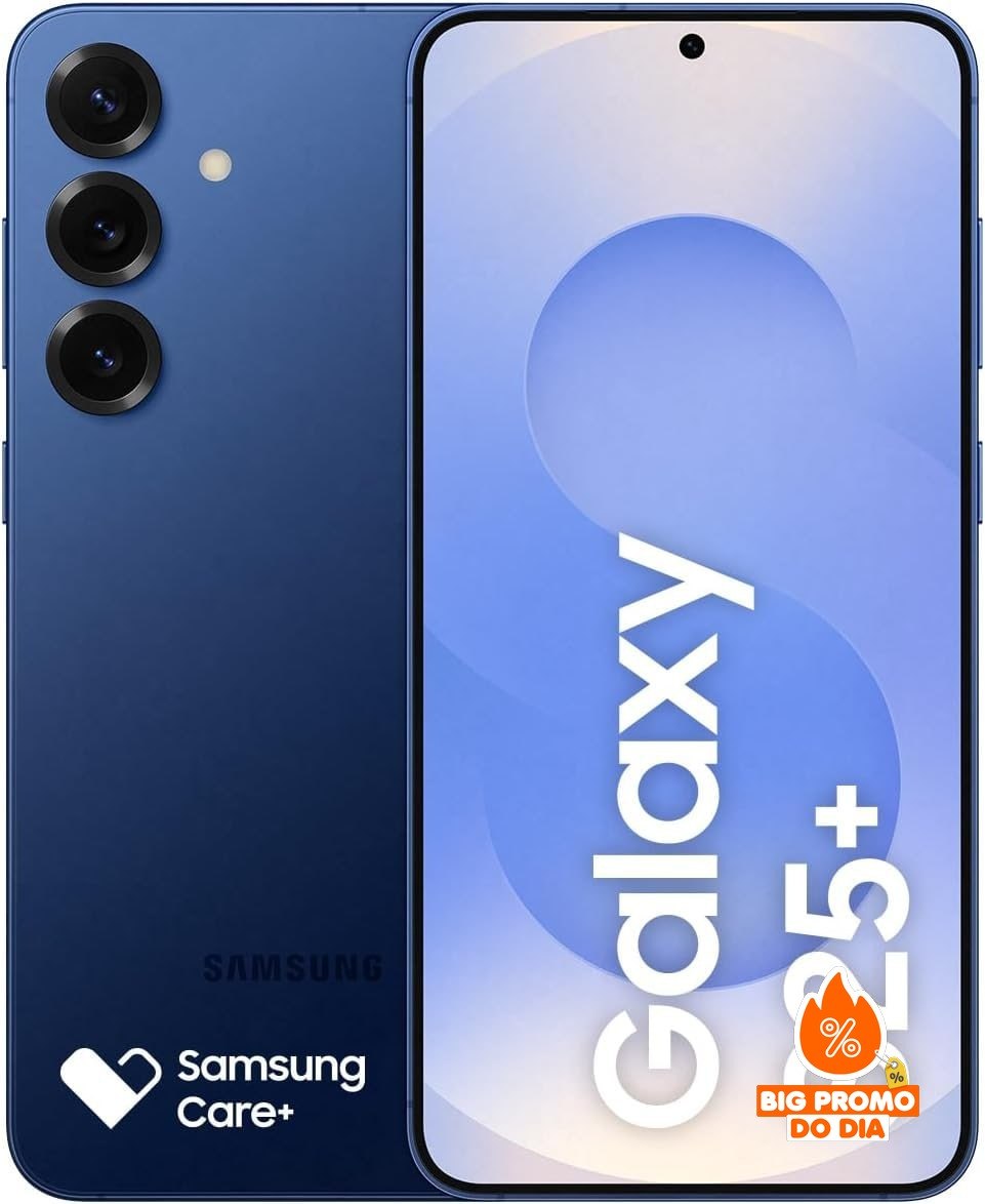 Samsung Galaxy S25+ 512GB 12GB RAM - Câmera Tripla 50MP - Azul Marinho