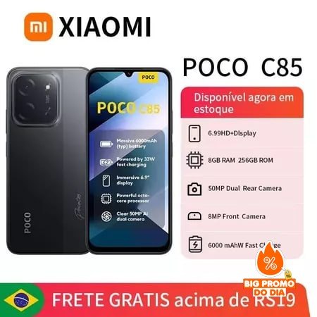 Xiaomi POCO C85 Dual SIM 256GB 8GB RAM - Lacrado