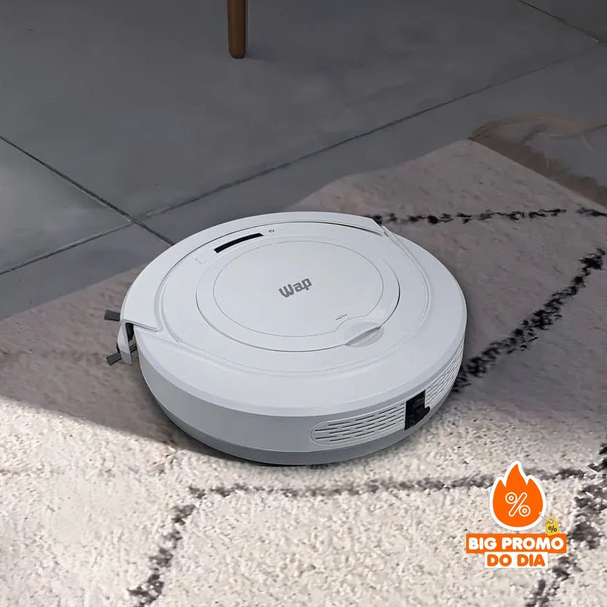Robô Aspirador de Pó WAP Robot W90 Pérola Bivolt