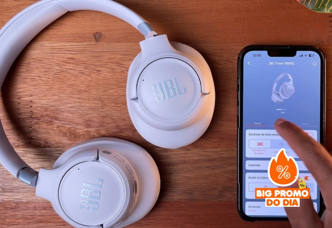Fone de Ouvido Bluetooth JBL Tune 780NC