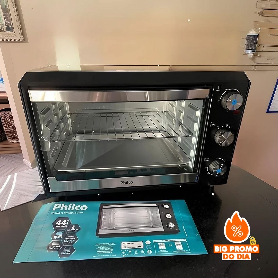 Forno Elétrico Philco Dupla Resistência 44L 220V