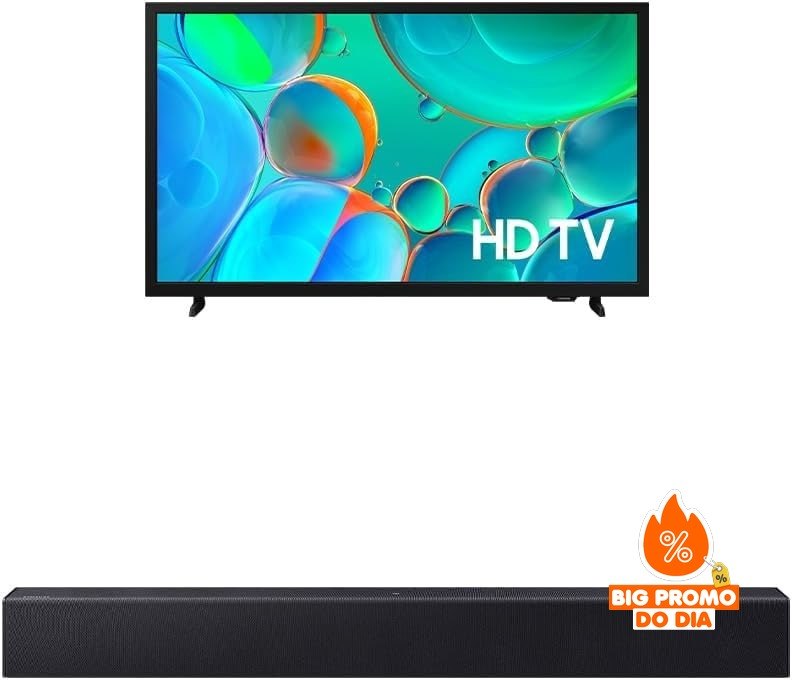 Samsung Combo Smart TV 32" HD H5000F + Soundbar HW-B400F