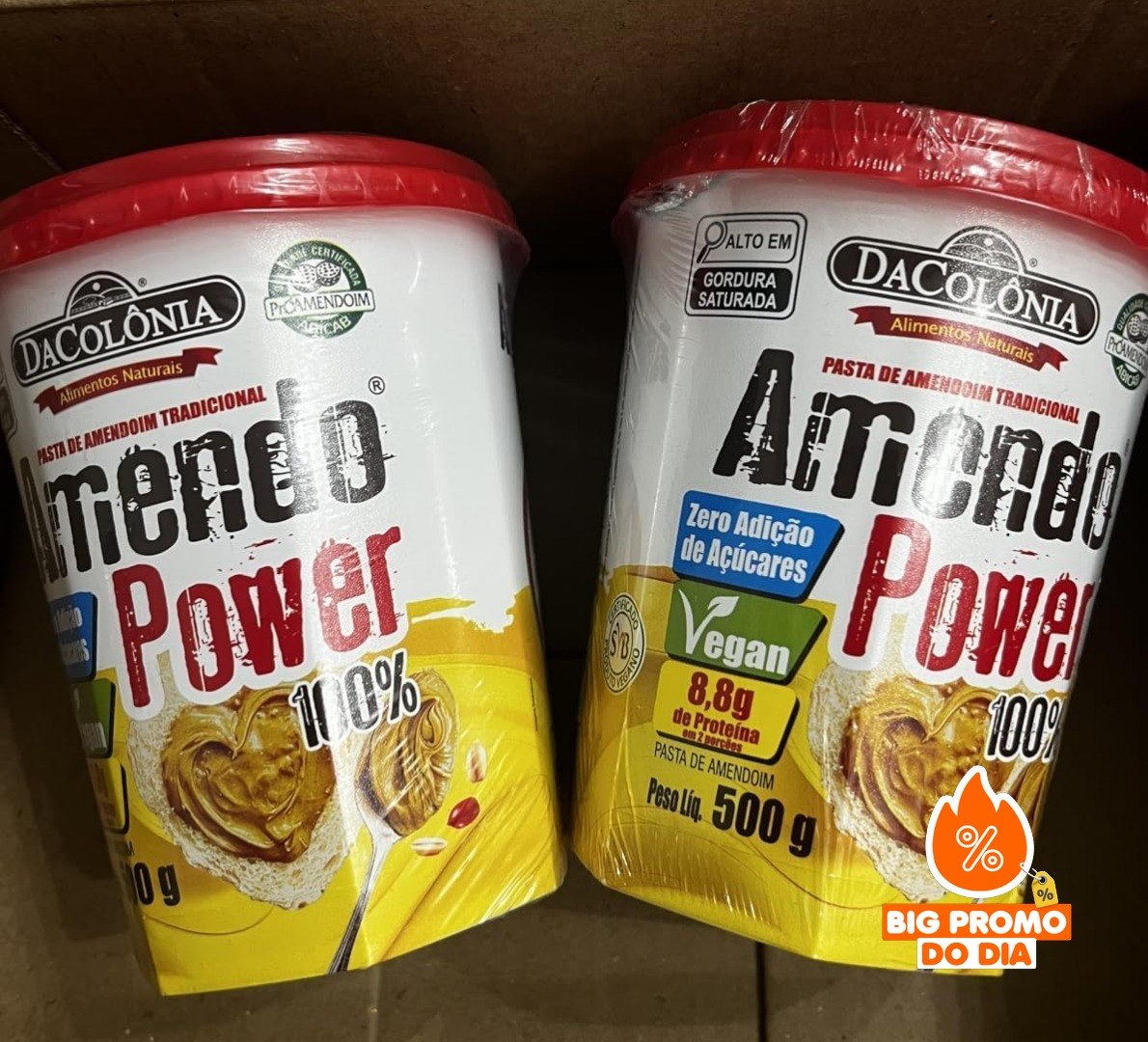 DaColônia Amendopower Pasta De Amendoim Integral Zero 500g