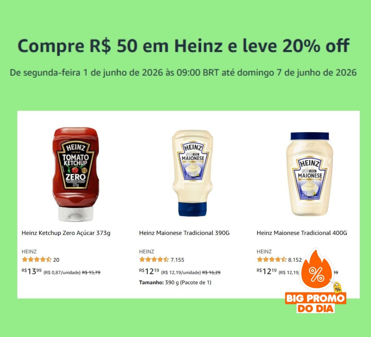 CUPONZINHO DA HEINZ NA AMAZON