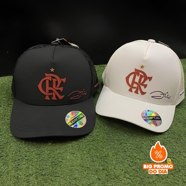 Boné Flamengo Aba Curva Licenciado Zico