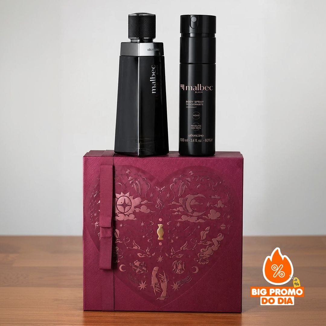 Combo Presente Dia Dos Namorados Malbec Black