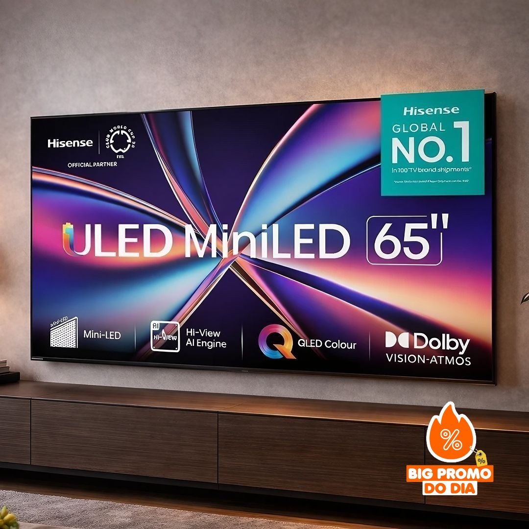 Smart TV Hisense de 65" Vidaa ULED 4K